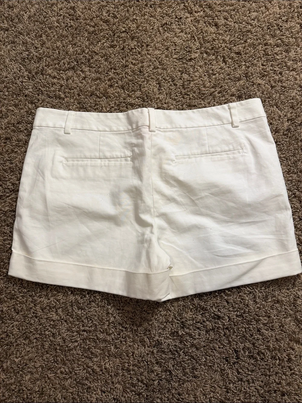 Joe Fresh White Cuffed Bermuda Shorts